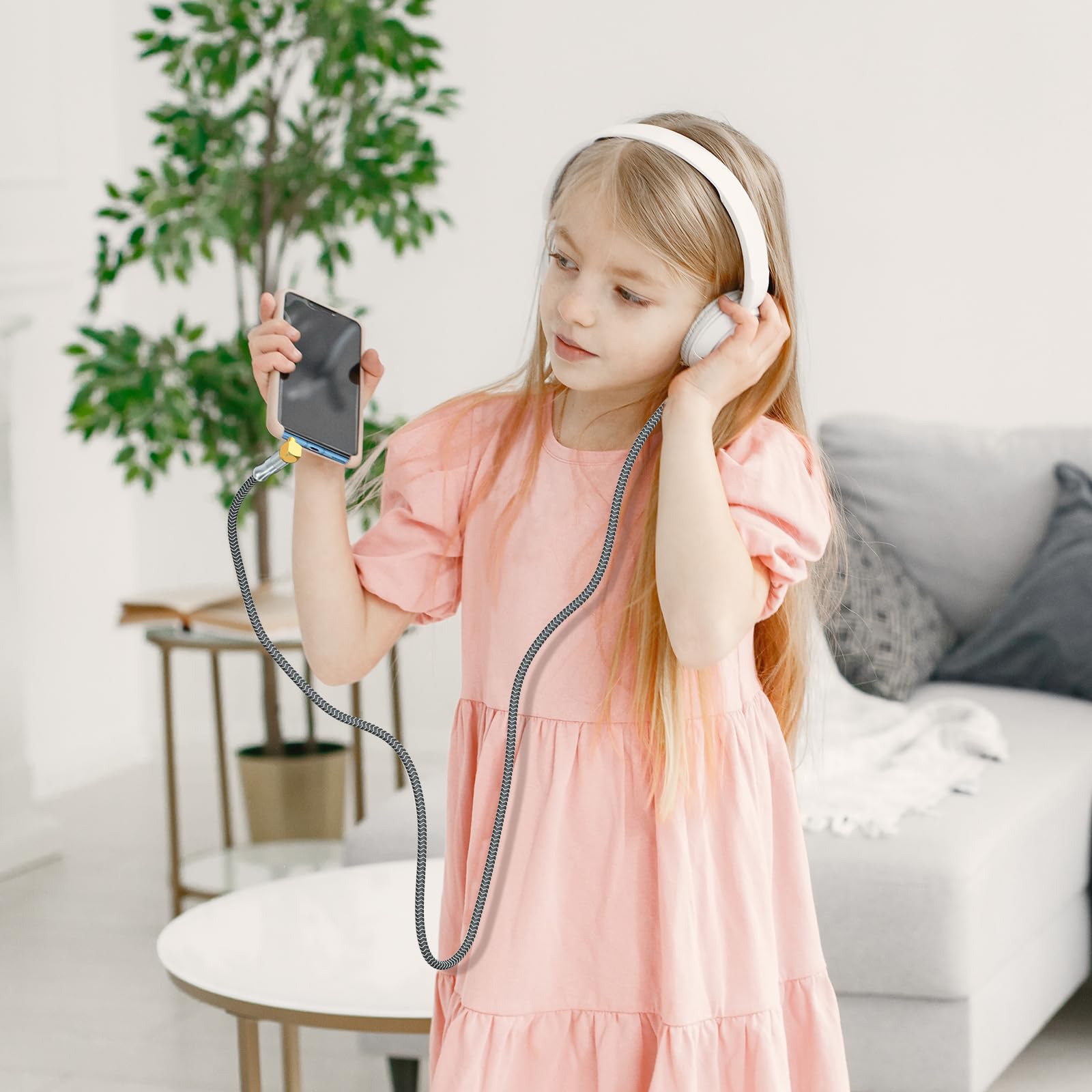 EMK 90 Degree Male to Right Angle Male 3.5mm Stereo Audio Aux Cable 1.2M Gold Plated Dual Angled TRS Aux Cord Compatible with Laptop, Smartphone, Music Player, Tablets, Speakers?X0049CCI2T - Image 8